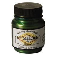 Jacquard Lumiere Acrylic Paint Metallic Olive Green 66.54ml
