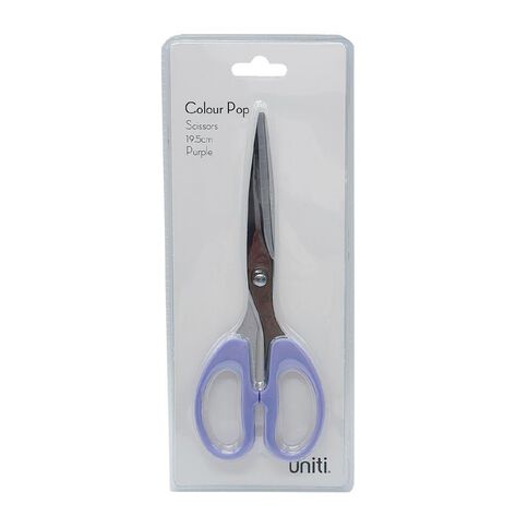 Uniti Colour Pop Scissors 19.5cm Purple Mid