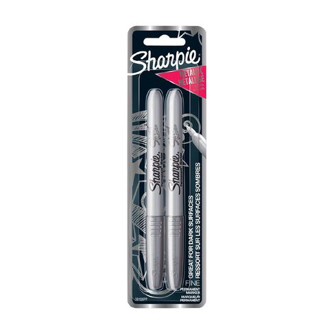 Sharpie Metallic Markers 2 Pack Silver 2 Pack