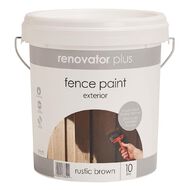 Renovator Plus Fence Paint Rustic Brown 10L