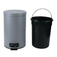 Living & Co Pedal Bin Grey 12L