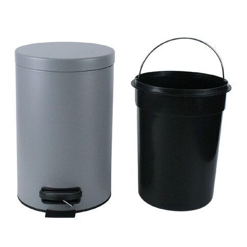 Living & Co Pedal Bin Grey 12L