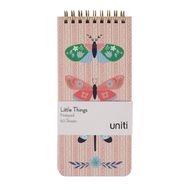 Uniti Little Things Notepad Butterfly