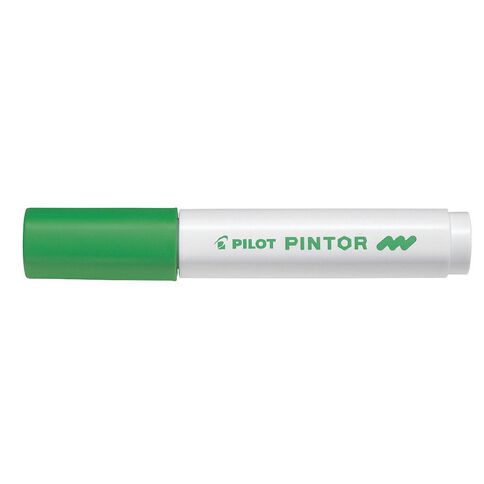 Pilot Pintor Marker Bullet Medium 4.5mm Tip Green Light