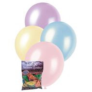 Unique Pearl Balloons 30cm 25 Pack Multi-Coloured