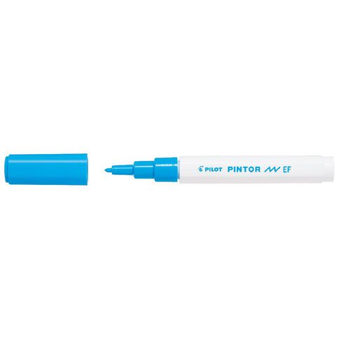 Pilot Pintor Marker Bullet Extra Fine 2.3mm Tip Blue Light