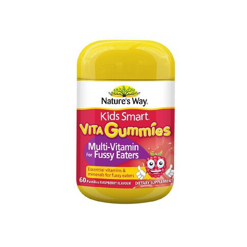 Nature's Way Kids Smart Vita Gummies Multi Fussy Eaters 60s