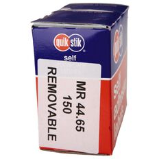 Quik Stik Labels Mr4465 44mm x 65mm 150 Pack White