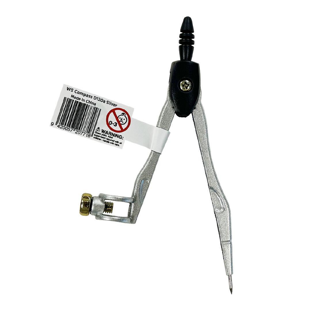 WS Compass D120A Silver | Warehouse Stationery, NZ