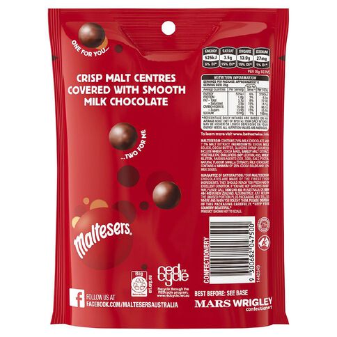 Maltesers Milk Chocolate Bag 140g
