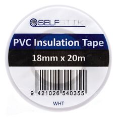 Pomona Insulation Tape PVC Electrical 18mm x 20m White