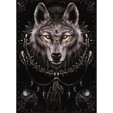 Poster #27 Spiral Wolf Dream Catcher