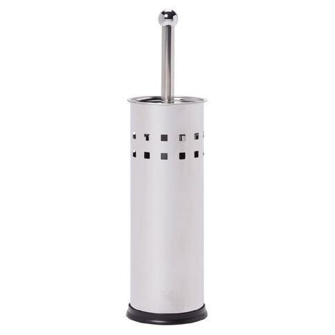 Living & Co Toilet Brush and Holder Stainless Steel One Size
