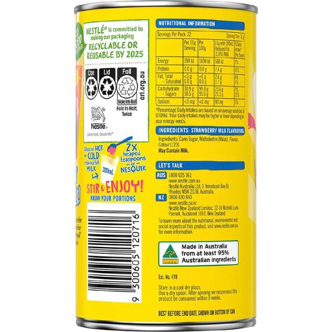 Nesquik Instant Drink Strawberry 250g