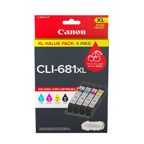 Canon Ink CLI681XLVP Value Pack