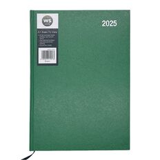 WS Colour Pop  2025 Diary A4 Week To Date Green A4