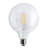 Edapt LED E27 Filament Round Light Bulb G125 6.5W Warm White