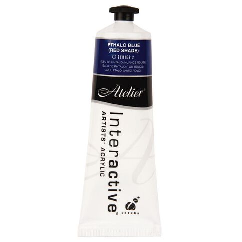 Atelier S2 Acrylic Paint Pthalo Blue Red Shade 80ml