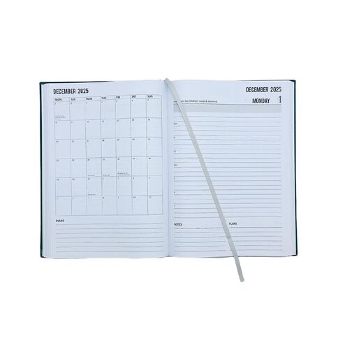 WS Mid Year Diary Day To Page 2025-26 Green