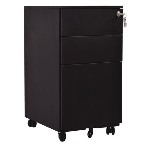 Jasper J Emerge 3 Drawer Slim Metal Mobile 310 x 472 x 610MM
