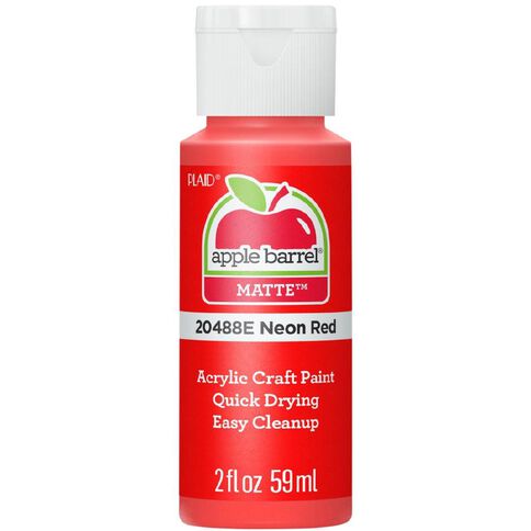 Apple Barrel Acrylic Neon Red 60ml