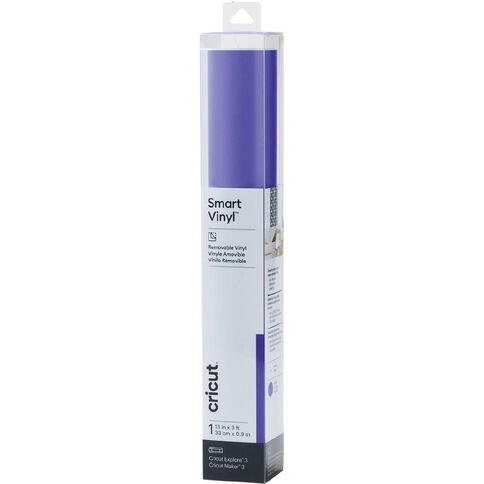 Cricut Smart Vinyl Removable 13 Inch X 3 Feet Purple Mid