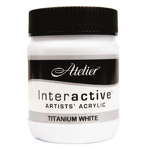 Atelier S1 Acrylic Paint Titanium White 250ml