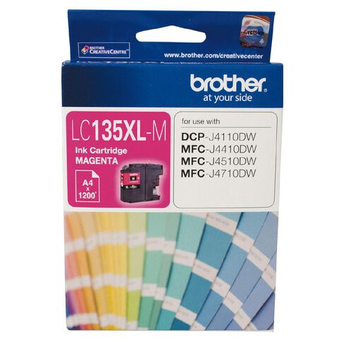 Brother Ink LC135XL Magenta (1200 Pages)
