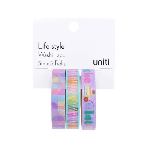 Uniti Life Style Wshi Tape 2 Pack