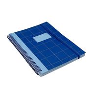 Uniti Clubhouse Softcover Notebook With Dividers A4 Blue