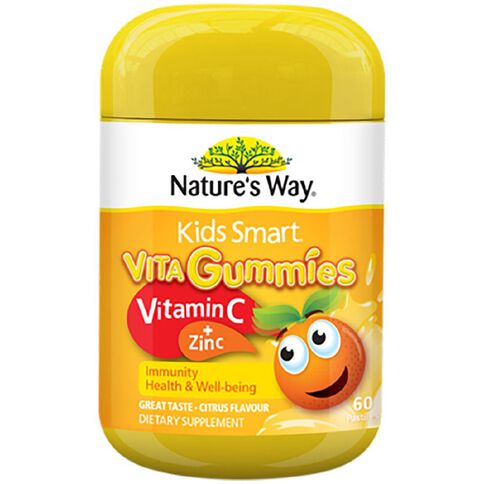Nature's Way Kids Smart Vita Gummies Vitamin C + Zinc 60s