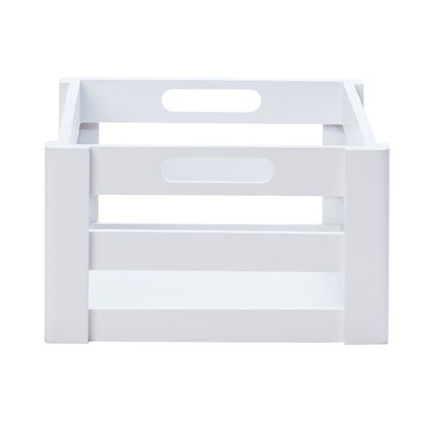 Living & Co Wooden Crate Large White