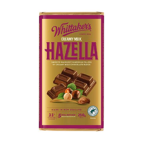 Whittaker's Hazel Block 250g