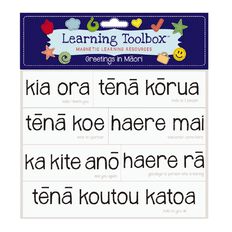 Learning Toolbox Magnetic NZ Maori Greetings Assorted 25 Pack