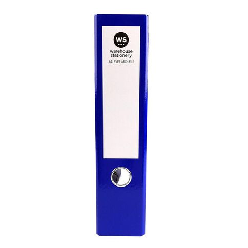 WS Lever Arch File Blue