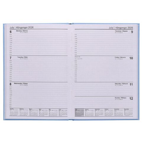 WS Colour Pop 2026 Diary A5 Week To View Blue