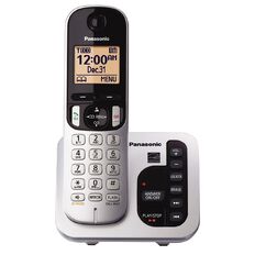Panasonic KX-TGC220NZS Single Cordless Handset Silver Silver