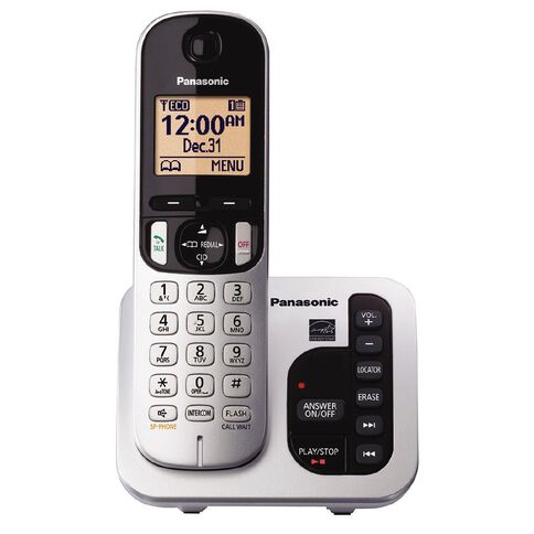 Panasonic KX-TGC220NZS Single Cordless Handset Silver Silver