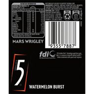 Wrigley 5 5 Gum Watermelon Stick Chewing Gum