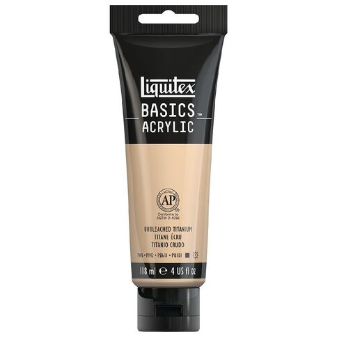 Liquitex Basics Acrylic 118ml Unbleached Titanium