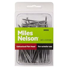 Miles Nelson Galvanised Flat Head Nails 60mm x 2.80mm