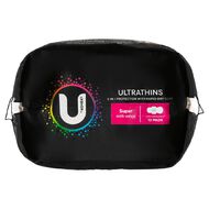 U By Kotex Ultra-thin Super Wings Pads 12 Pack