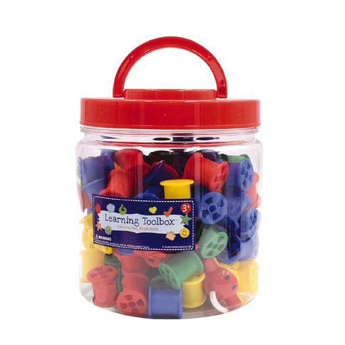 Learning Toolbox Cotton Reels In Tub 122pieces