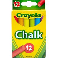 Crayola Chalk Coloured 12 Pieces Assorted