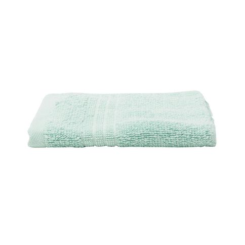 Living & Co Manhattan Face Towel Aqua 30cm x 30cm