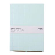 Uniti Stationery Elegant Simplicity Notepad With Pen Set