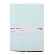 Uniti Stationery Elegant Simplicity Notepad With Pen Set