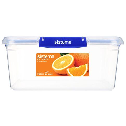 Sistema Klip It Plus Square Container Blue Mid 5.5L
