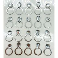 Uniti Gem Ring Stickers 20 Pieces
