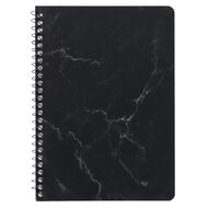 Uniti Stationery Marble Black A5 Notebook